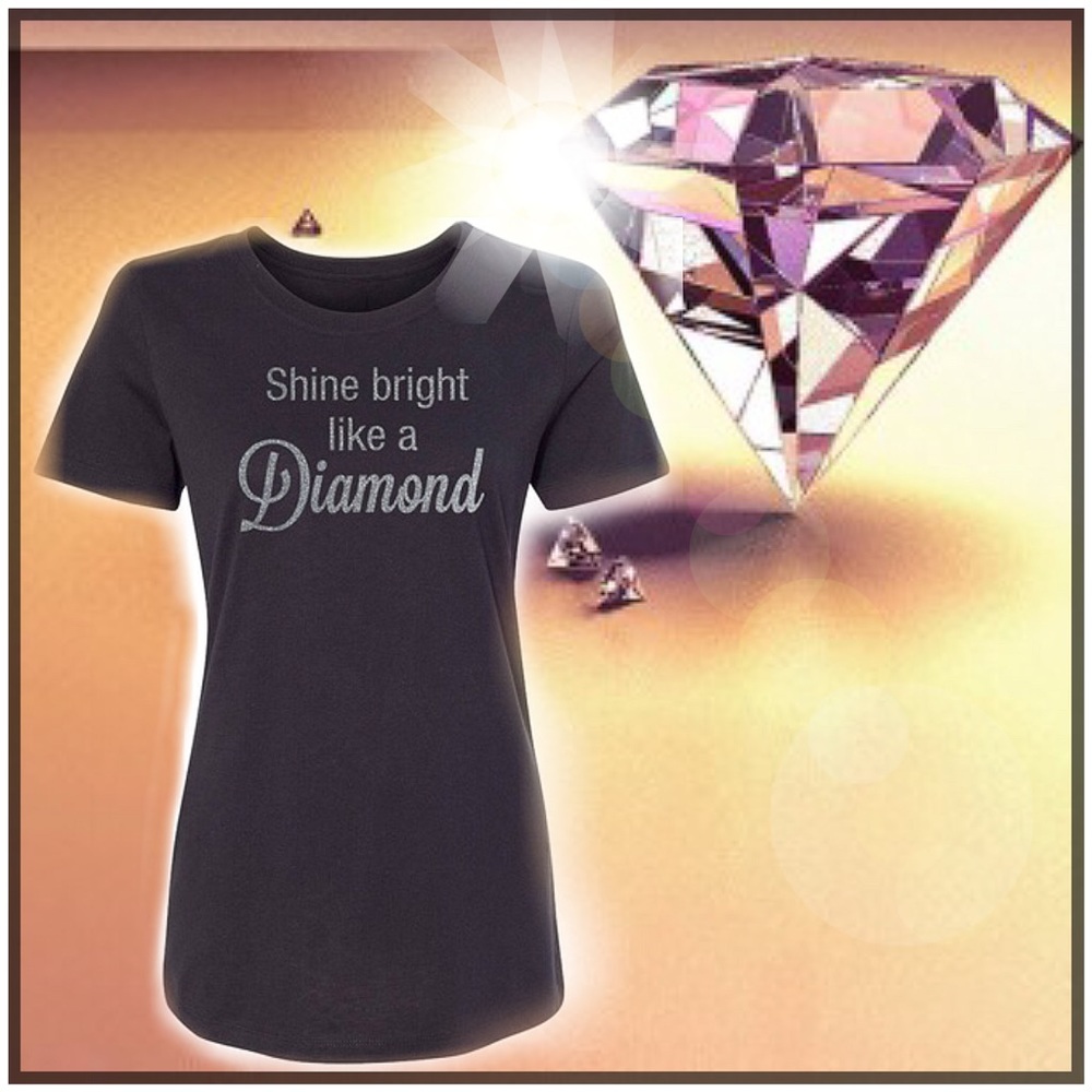 Graphic Tee Shine Bright Like a Diamond💍